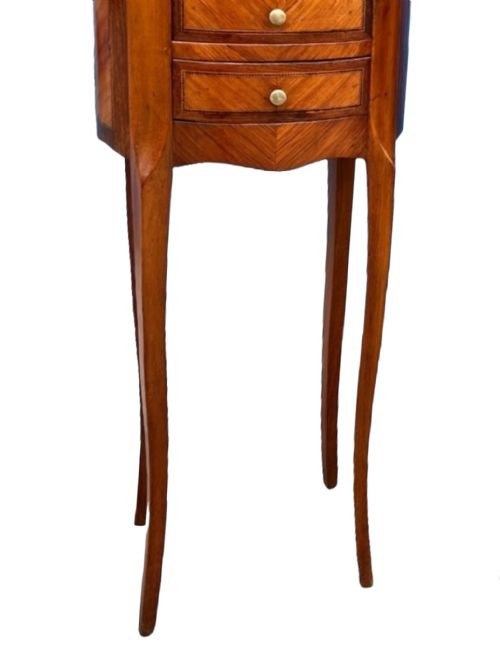 PAIR OF FRENCH BEDSIDE CABINETS - ADDITIONAL PHOTO 4
