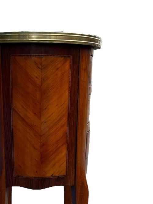 PAIR OF FRENCH BEDSIDE CABINETS - ADDITIONAL PHOTO 5