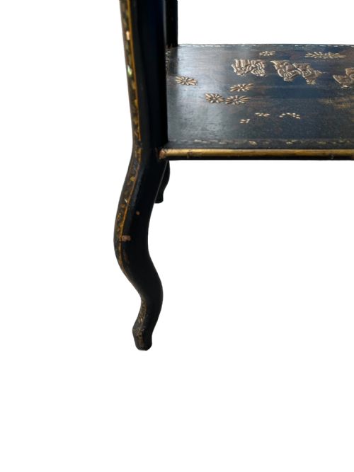 FRENCH CHINOISERIE LACQUER SIDE TABLE - ADDITIONAL PHOTO 5