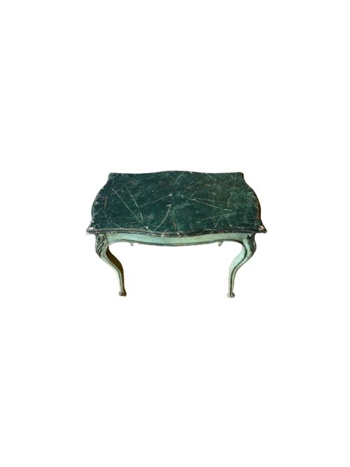 FRENCH GREEN PAINTED CENTRE TABLE - ADDITIONAL PHOTO 2