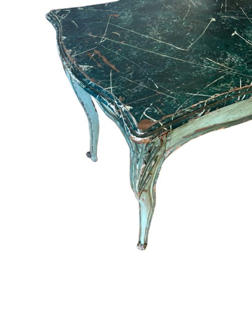 FRENCH GREEN PAINTED CENTRE TABLE - ADDITIONAL PHOTO 3