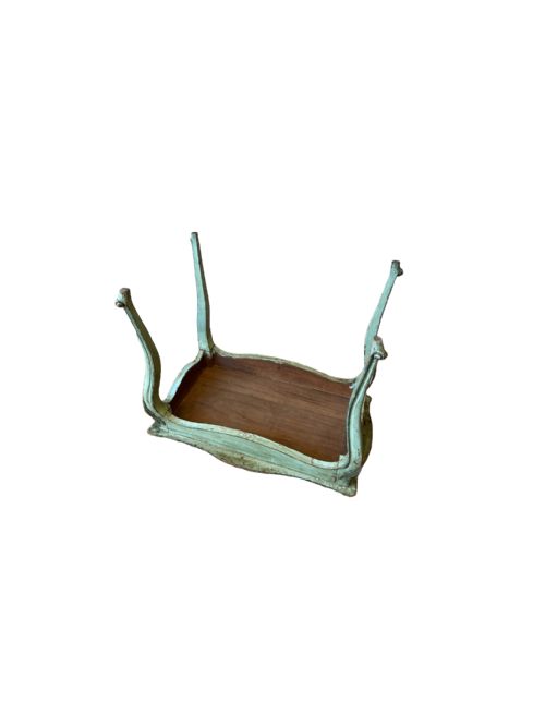 FRENCH GREEN PAINTED CENTRE TABLE - ADDITIONAL PHOTO 6