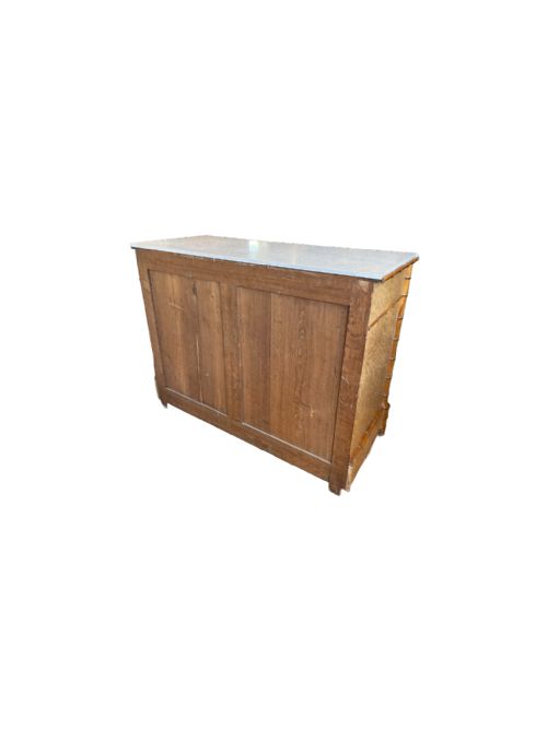 ANTIQUE FAUX BAMBOO CHEST OF DRAWERS COMMODE - ADDITIONAL PHOTO 7