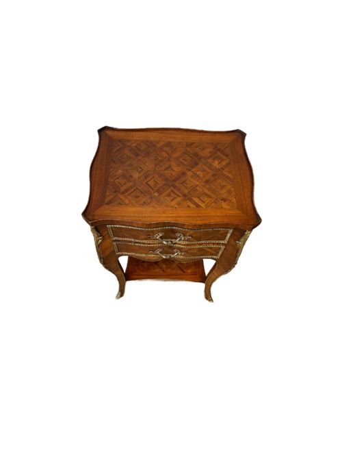 PAIR OF FRENCH MARQUETRY BEDSIDE CABINETS - ADDITIONAL PHOTO 5