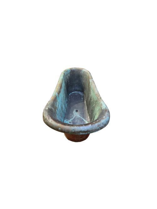 FRENCH ANTIQUE COPPER BATH - ADDITIONAL PHOTO 1