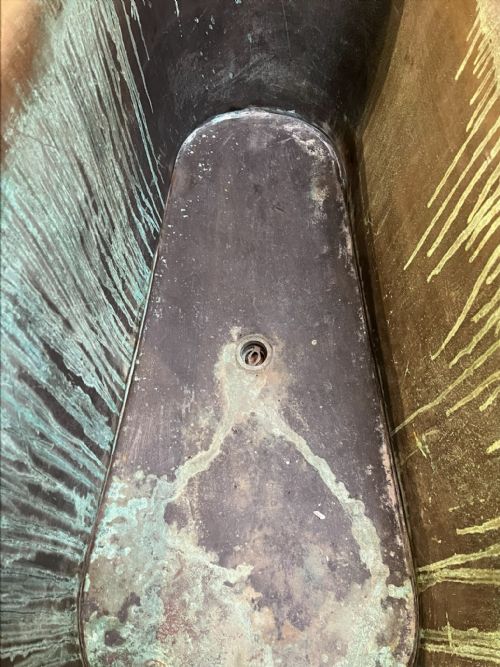 FRENCH ANTIQUE COPPER BATH - ADDITIONAL PHOTO 4