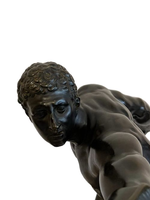 LARGE BRONZE BORGHESE GLADIATOR - ADDITIONAL PHOTO 1