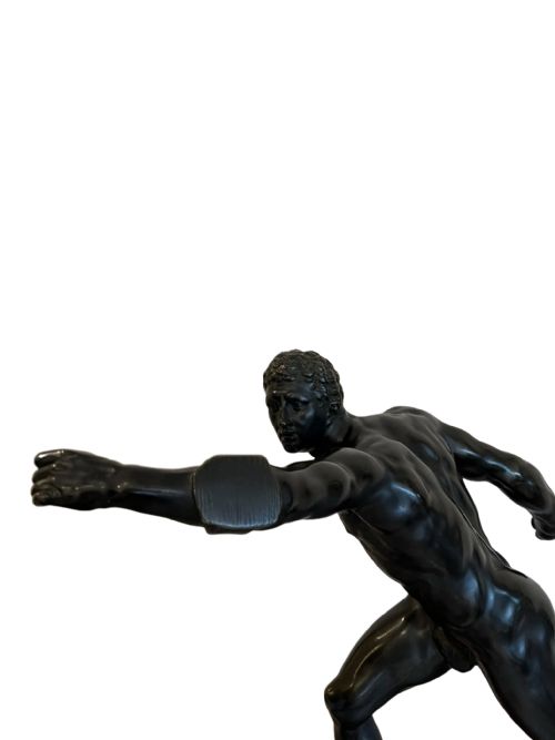 LARGE BRONZE BORGHESE GLADIATOR - ADDITIONAL PHOTO 3