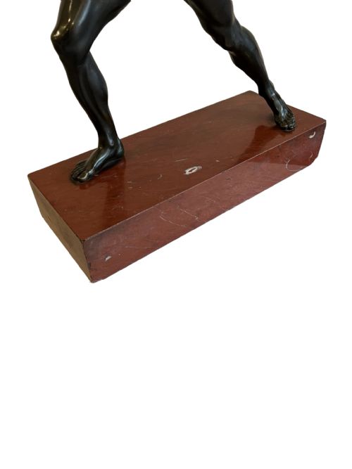 LARGE BRONZE BORGHESE GLADIATOR - ADDITIONAL PHOTO 4