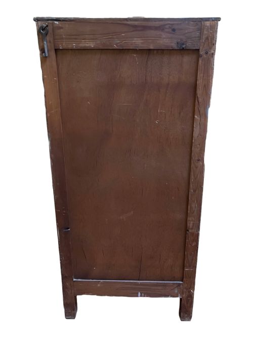 PAIR OF ANTIQUE PAINTED BEDSIDE CABINETS - ADDITIONAL PHOTO 6