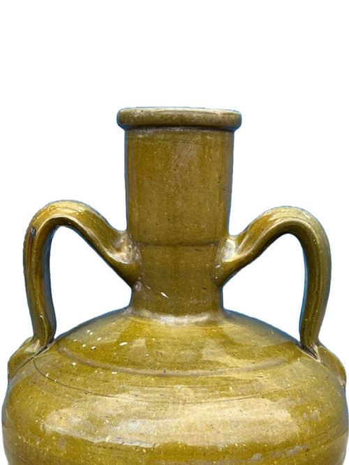 LARGE PAIR OF SPANISH OIL JARS VASES - ADDITIONAL PHOTO 4