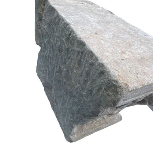 PAIR OF ANTIQUE CARVED STONE CAPITALS - ADDITIONAL PHOTO 7