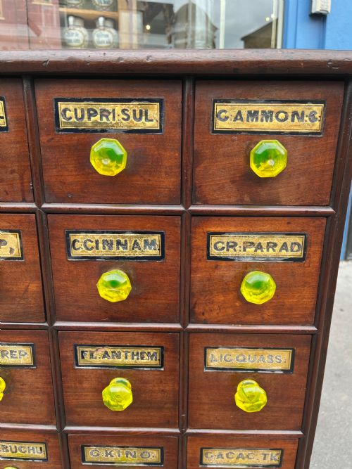 19TH CENTURY MAHOGANY APOTHECARY CABINET LLANDUDNO WALES - ADDITIONAL PHOTO 8