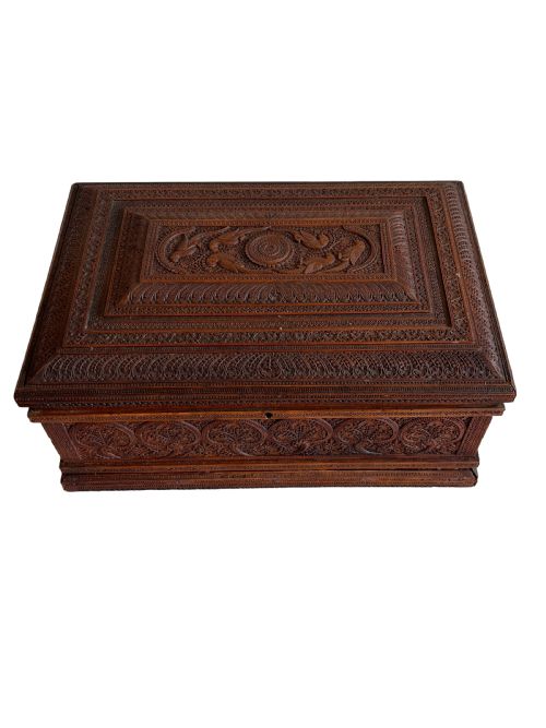INDIAN SANDALWOOD TEA CADDY - ADDITIONAL PHOTO 1