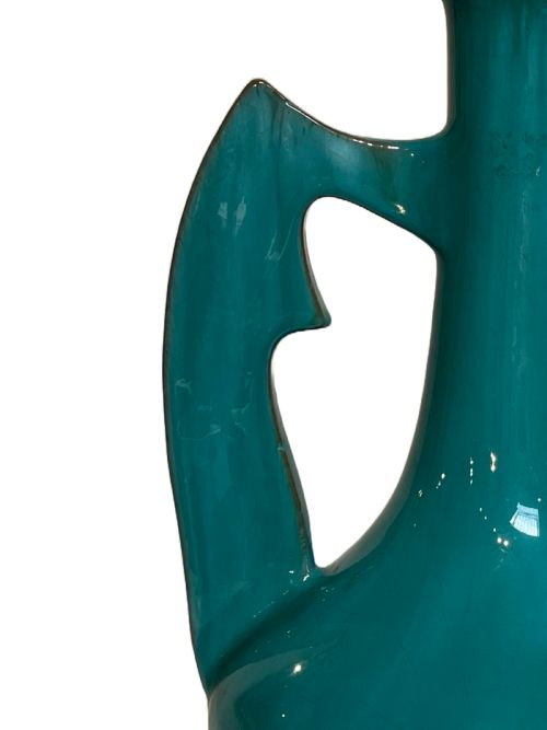 CLEMENT MASSIER PAIR OF TURQUOISE GLAZE VASES - ADDITIONAL PHOTO 4