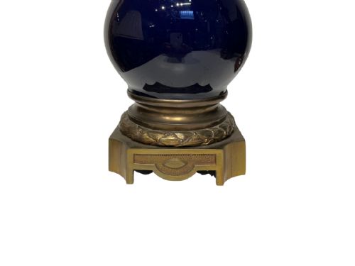PORCELAIN NAVY BLUE LAMPS - ADDITIONAL PHOTO 3