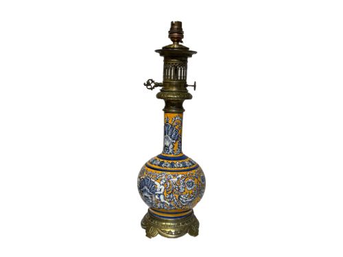 FRENCH FAIENCE LAMPS - ADDITIONAL PHOTO 1