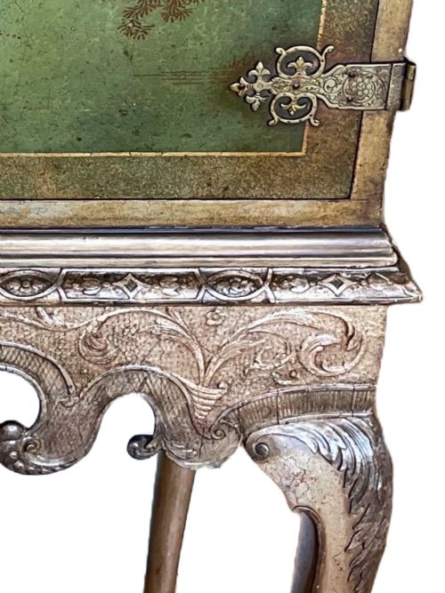 CHINOISERIE GREEN LACQUER CABINET - ADDITIONAL PHOTO 6