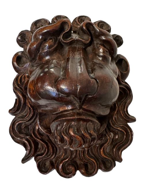 18TH CENTURY CARVED LION FACES - ADDITIONAL PHOTO 2