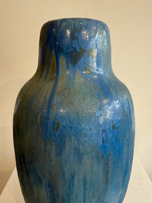 PAIR OF PIERREFONDS CRYSTALLINE GLAZE VASES - ADDITIONAL PHOTO 4