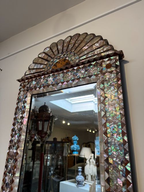 OTTOMAN MOTHER OF PEARL AND TORTOISESHELL MIRROR - ADDITIONAL PHOTO 3