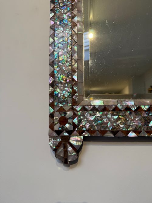 OTTOMAN MOTHER OF PEARL AND TORTOISESHELL MIRROR - ADDITIONAL PHOTO 6