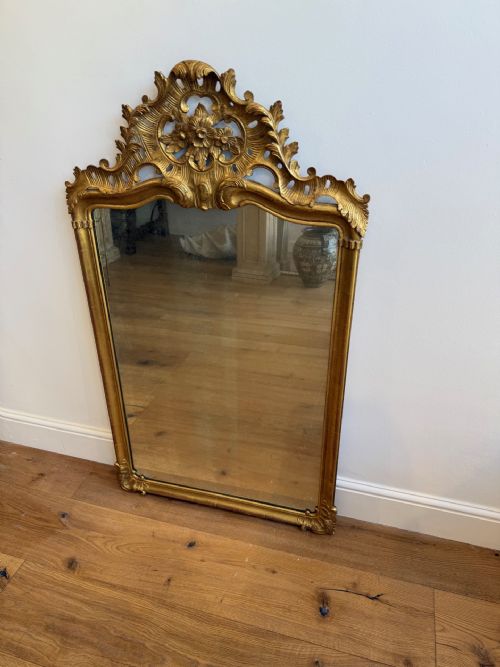 FRENCH GILT MIRROR - ADDITIONAL PHOTO 1