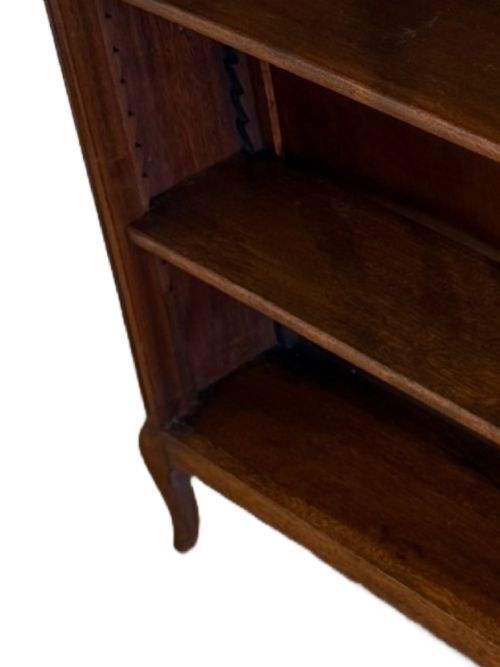 PAIR OF MAHOGANY LOW BOOKCASES - ADDITIONAL PHOTO 5