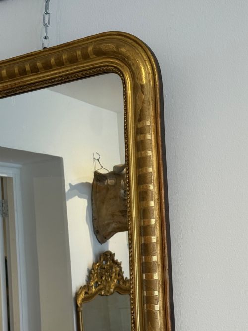 FRENCH LOUIS PHILIPPE MIRROR - ADDITIONAL PHOTO 4