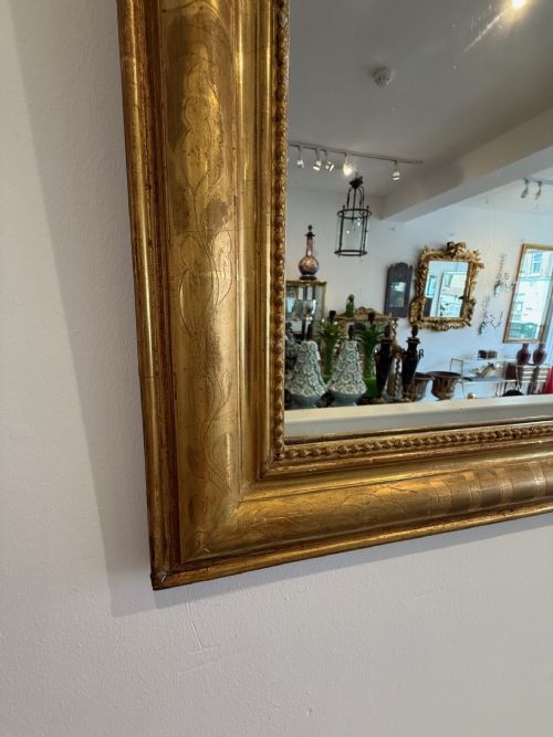 FRENCH LOUIS PHILIPPE MIRROR - ADDITIONAL PHOTO 5