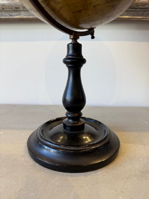 ENGLISH ANTIQUE LIBRARY GLOBE - ADDITIONAL PHOTO 3