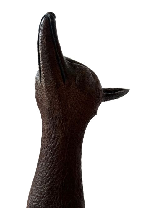 ENGLISH 19TH CENTURY CARVED OAK FOX - ADDITIONAL PHOTO 3