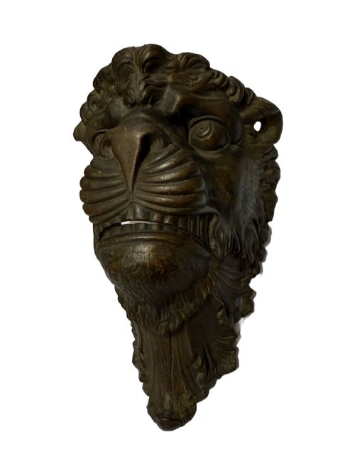SET OF 4 BRONZE LION BILLIARD POCKETS - ADDITIONAL PHOTO 2