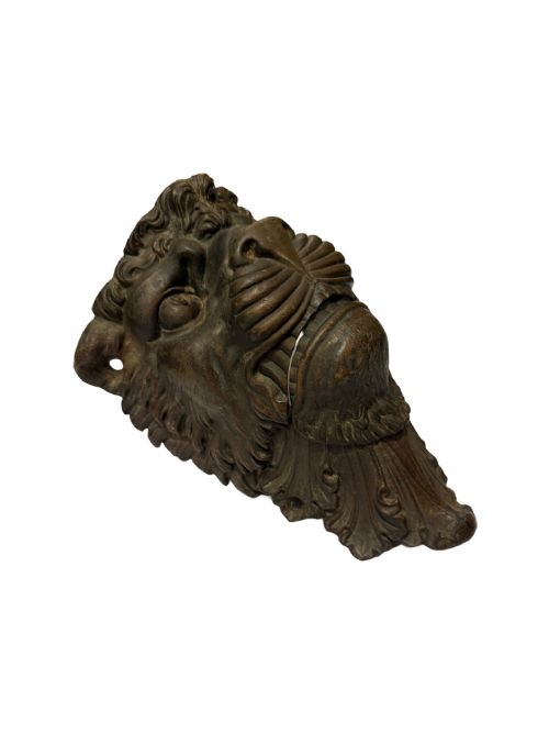 SET OF 4 BRONZE LION BILLIARD POCKETS - ADDITIONAL PHOTO 3