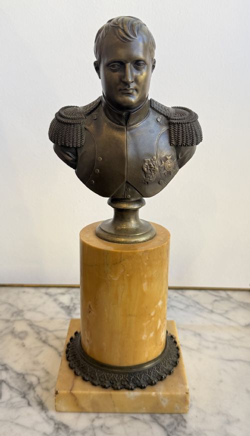 bronze bust of napoleon - CATEGORY: ANTIQUE SCULPTURES - DATED 19TH CENTURY