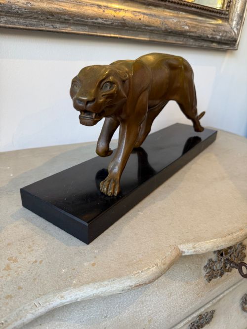 ART DECO BRONZE PANTHER - ADDITIONAL PHOTO 2