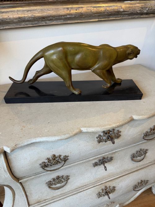 ART DECO BRONZE PANTHER - ADDITIONAL PHOTO 5