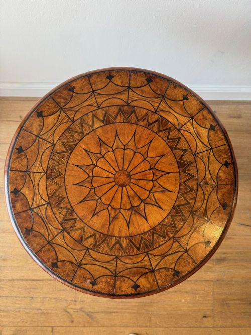 ANTIQUE SPECIMEN WOOD OCCASIONAL TABLE - ADDITIONAL PHOTO 1
