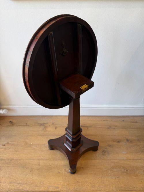 ANTIQUE SPECIMEN WOOD OCCASIONAL TABLE - ADDITIONAL PHOTO 3