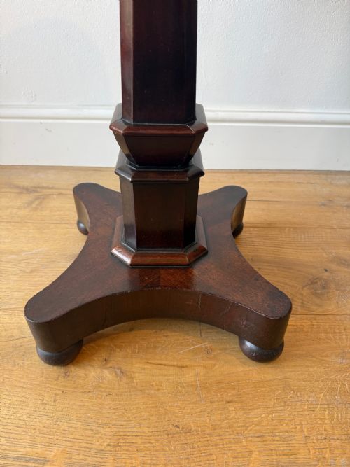 ANTIQUE SPECIMEN WOOD OCCASIONAL TABLE - ADDITIONAL PHOTO 5