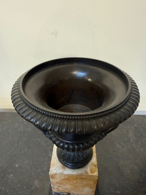 PAIR OF FRENCH EMPIRE URNS - ADDITIONAL PHOTO 3