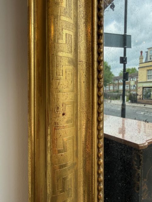 LOUIS PHILIPPE ARCH TOP MIRROR - ADDITIONAL PHOTO 1