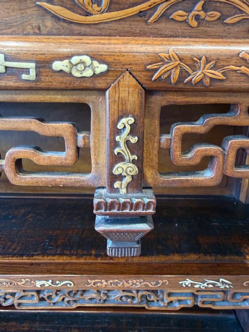 ANTIQUE CHINESE PAGODA DISPLAY CABINET - ADDITIONAL PHOTO 6