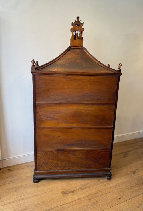 ANTIQUE CHINESE PAGODA DISPLAY CABINET - ADDITIONAL PHOTO 8