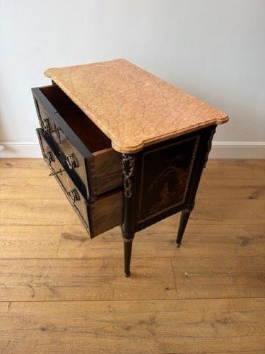 PAIR OF CHINOISERIE LACQUERED CHESTS - ADDITIONAL PHOTO 5