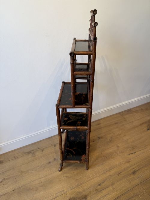 BAMBOO AND LACQUER DISPLAY SHELVES - ADDITIONAL PHOTO 6