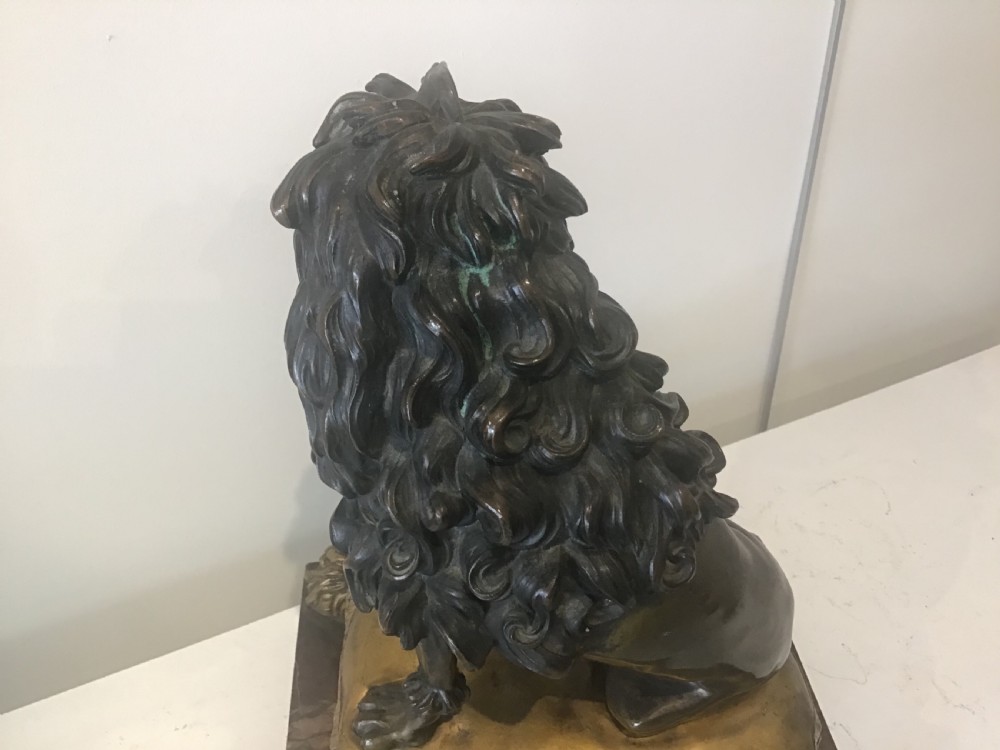 Large 19th century bronze dog View VII