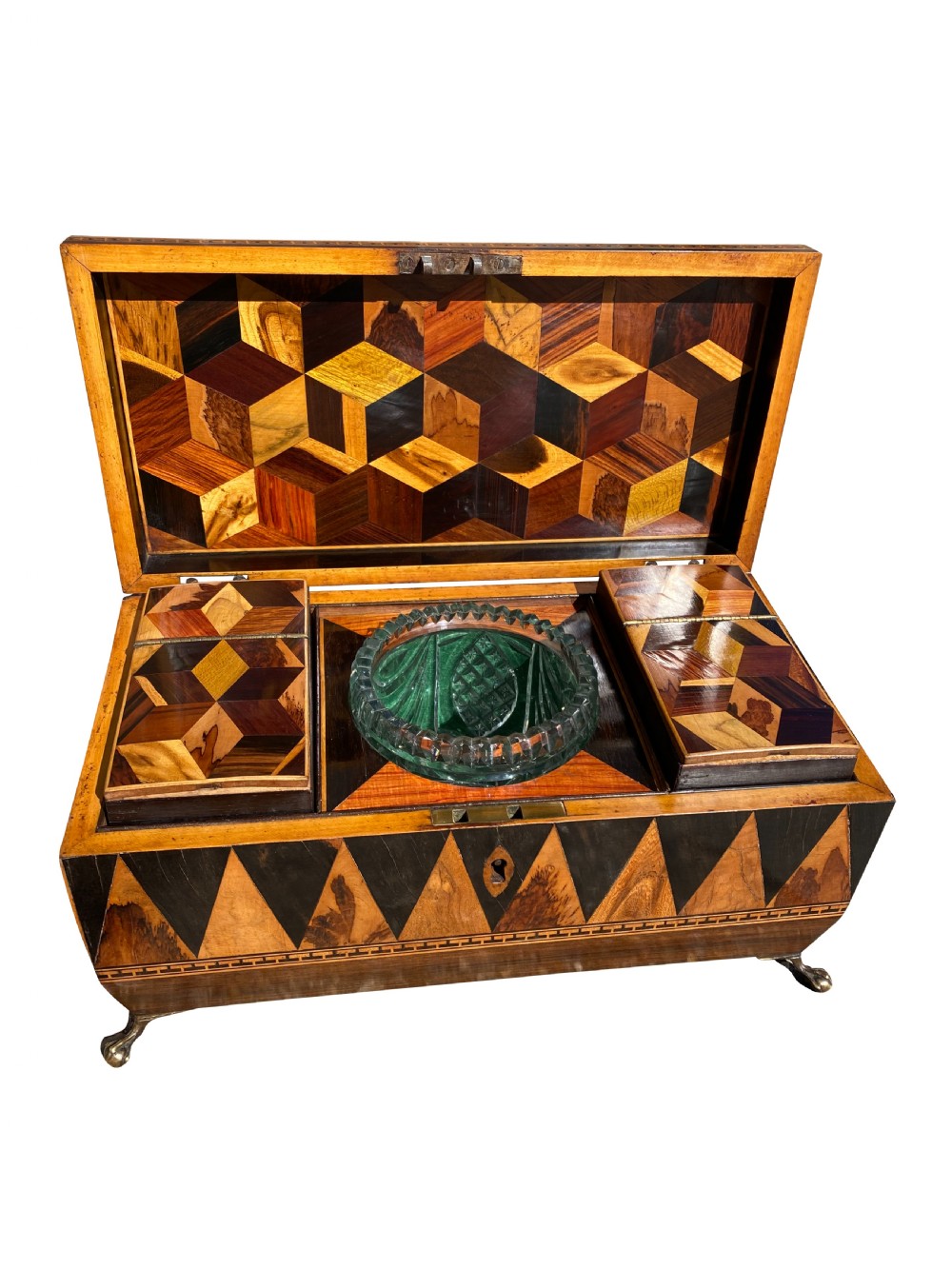 Tunbridge Ware Tea caddy