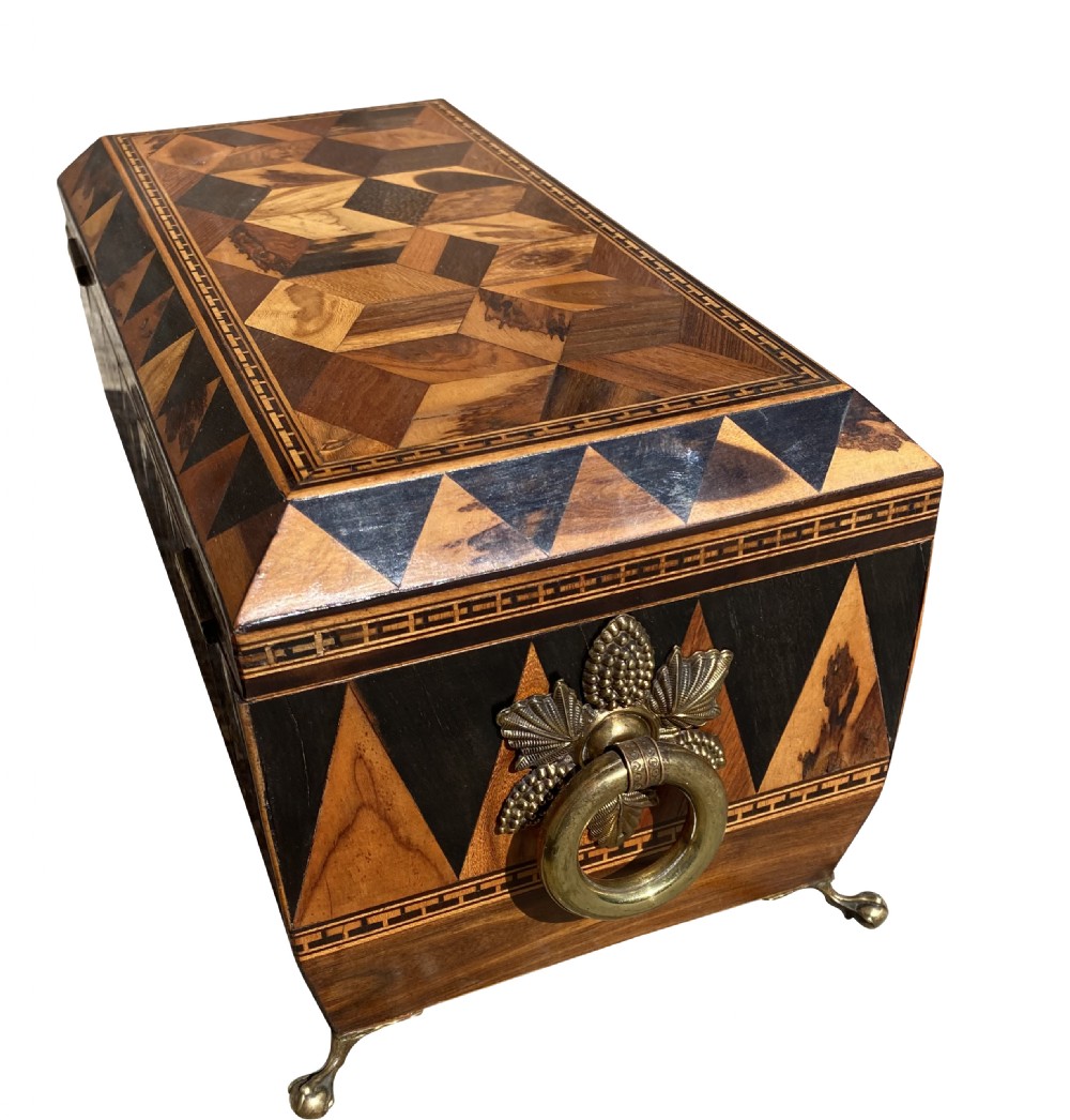 Tunbridge Ware Tea caddy View VII