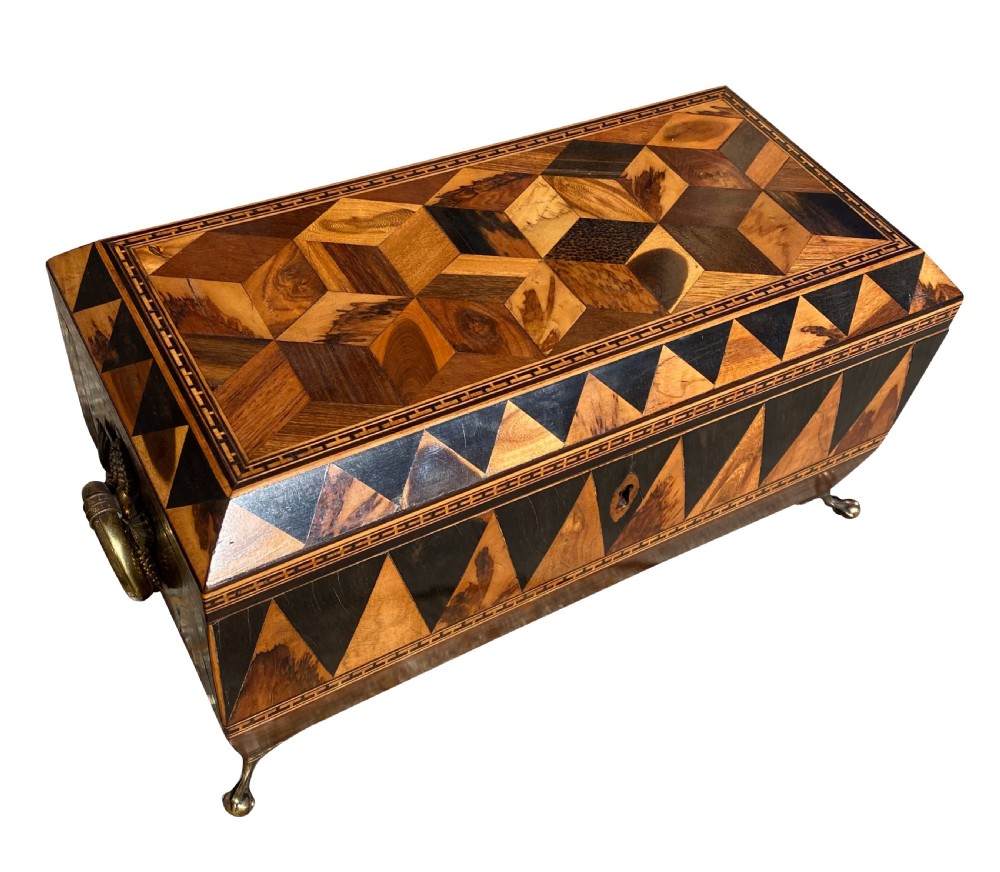 Tunbridge Ware Tea caddy View VIII